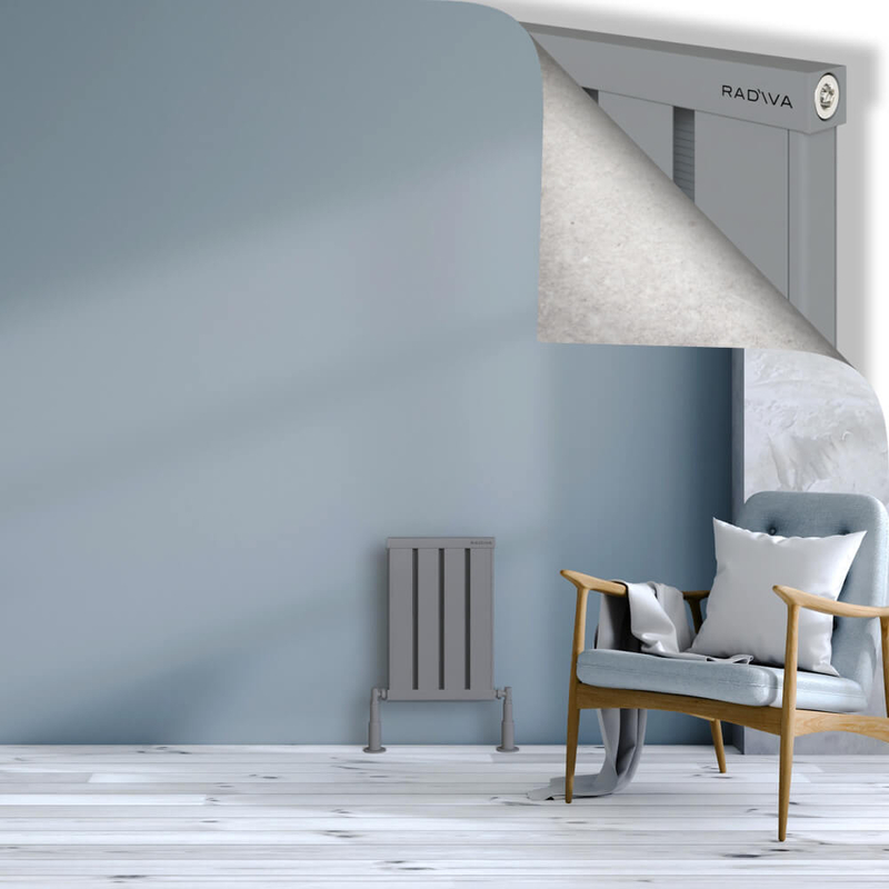 Obi Dekoratif Alüminyum Radyatör 500x324 Gri