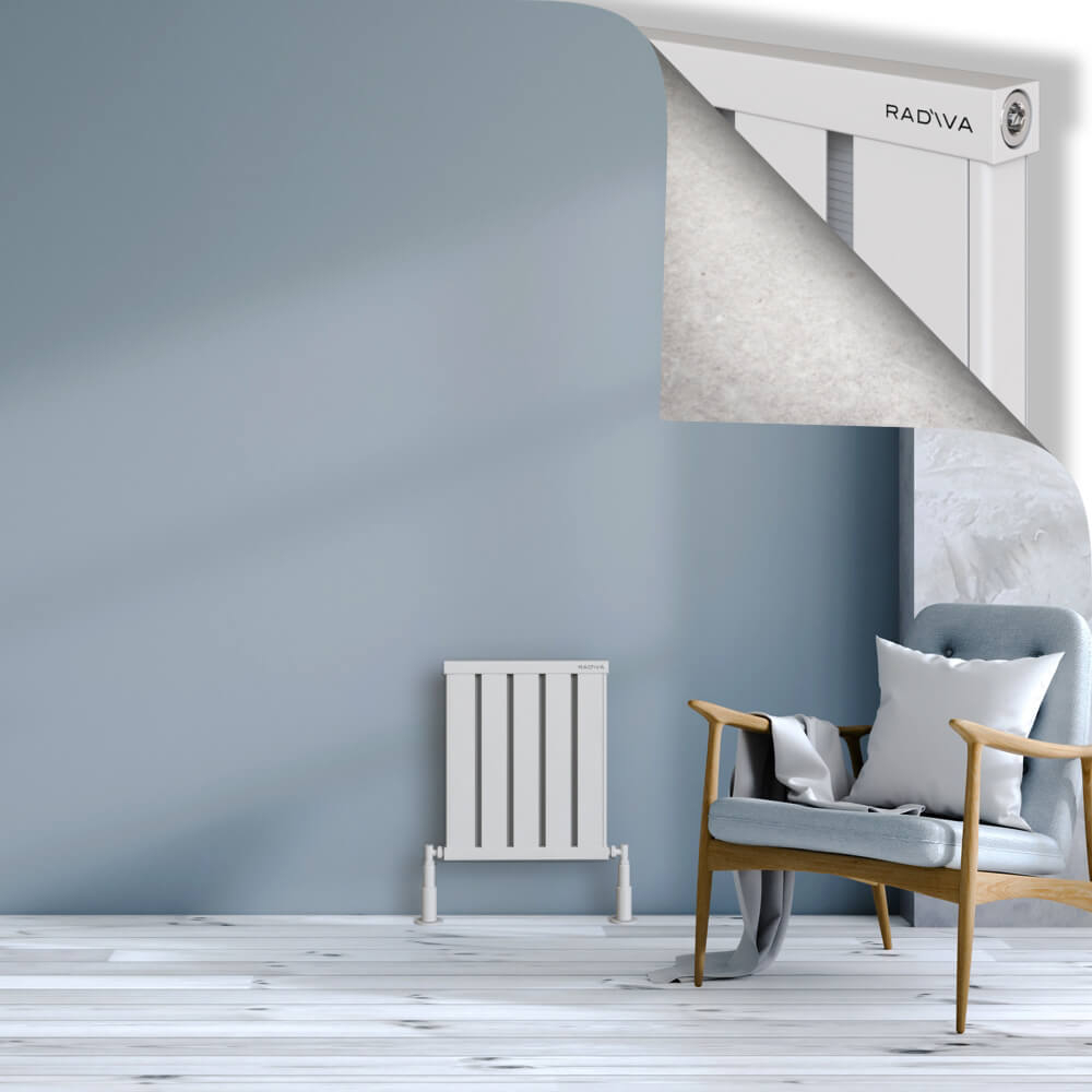 Obi Dekoratif Alüminyum Radyatör 500x404 Beyaz - 1