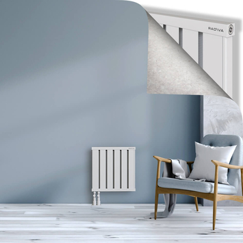 Obi Dekoratif Alüminyum Radyatör 500x484 Beyaz Alt Sol 50mm