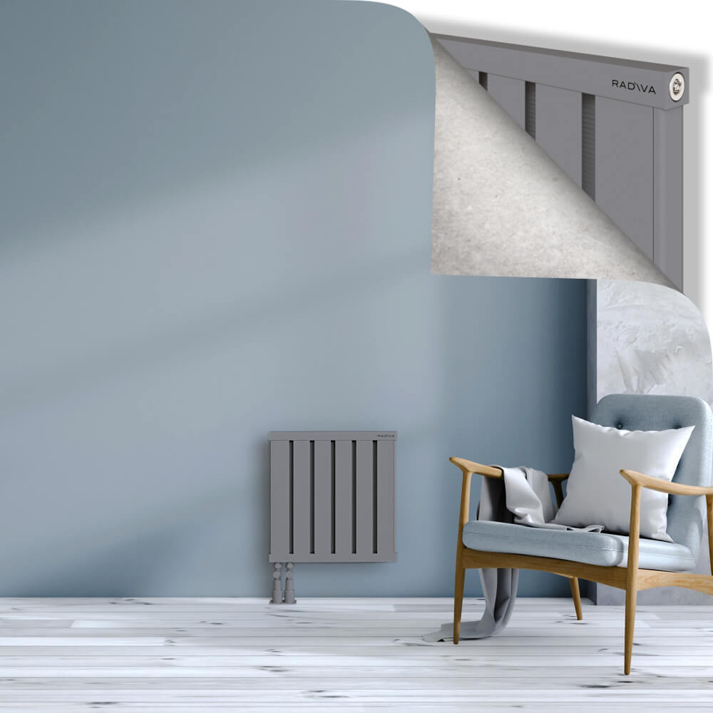 Obi Dekoratif Alüminyum Radyatör 500x484 Gri - 4