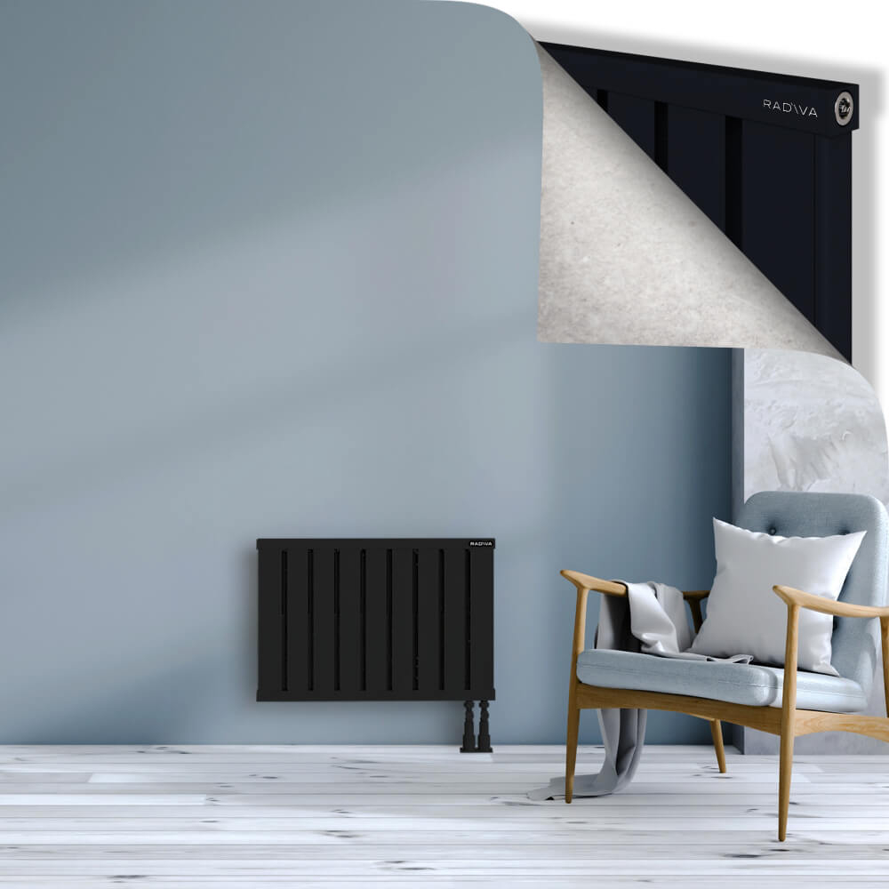 Obi Dekoratif Alüminyum Radyatör 500x724 Siyah - 3