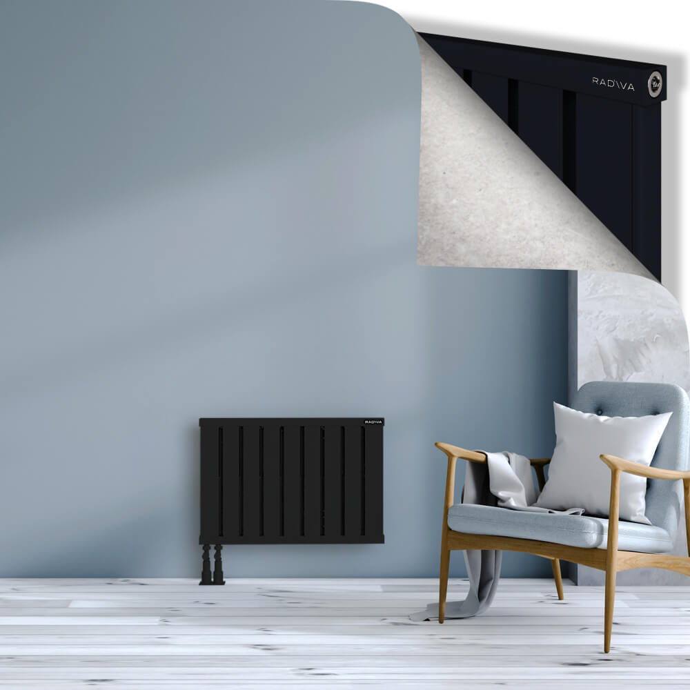 Obi Dekoratif Alüminyum Radyatör 500x724 Siyah - 4