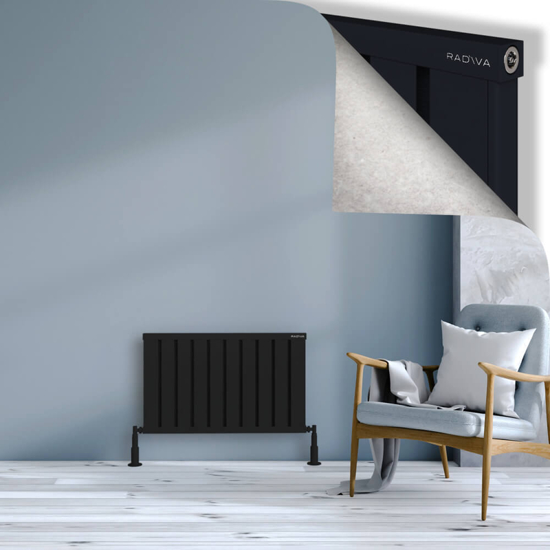 Obi Dekoratif Alüminyum Radyatör 500x804 Siyah