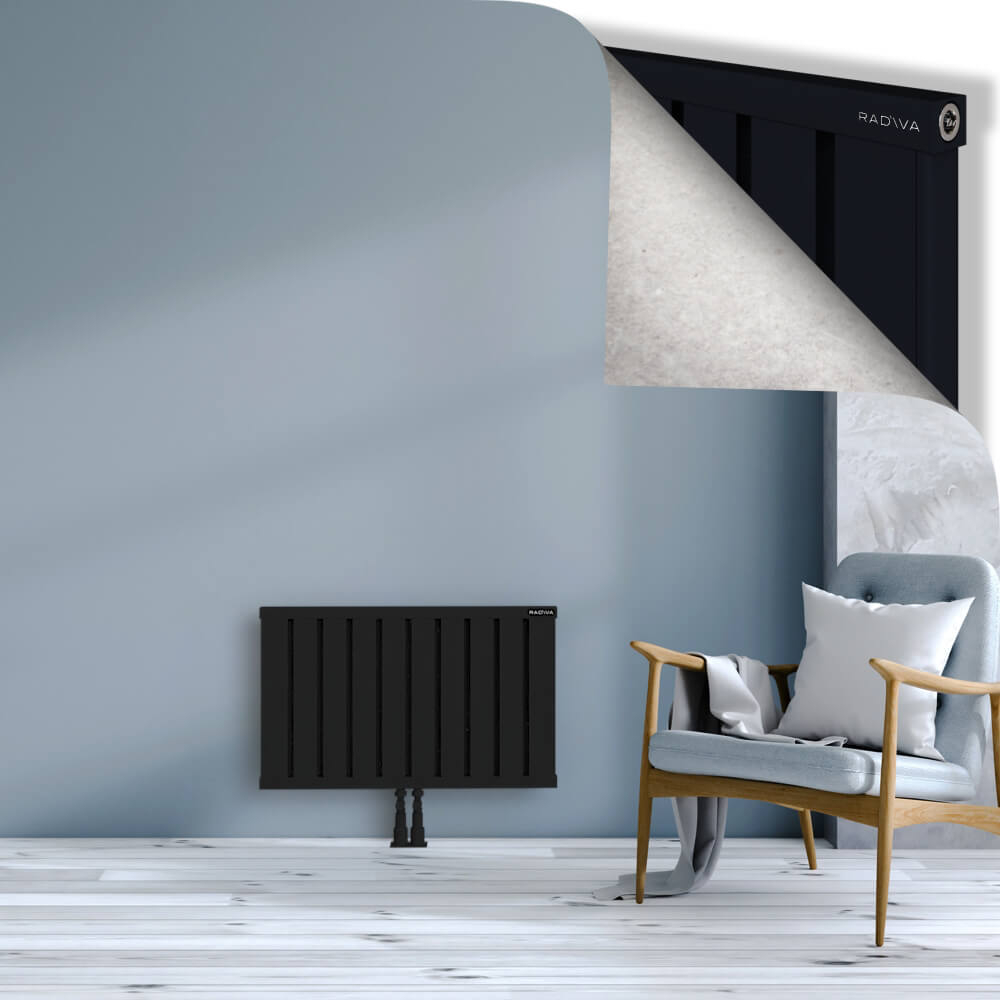 Obi Dekoratif Alüminyum Radyatör 500x804 Siyah - 2