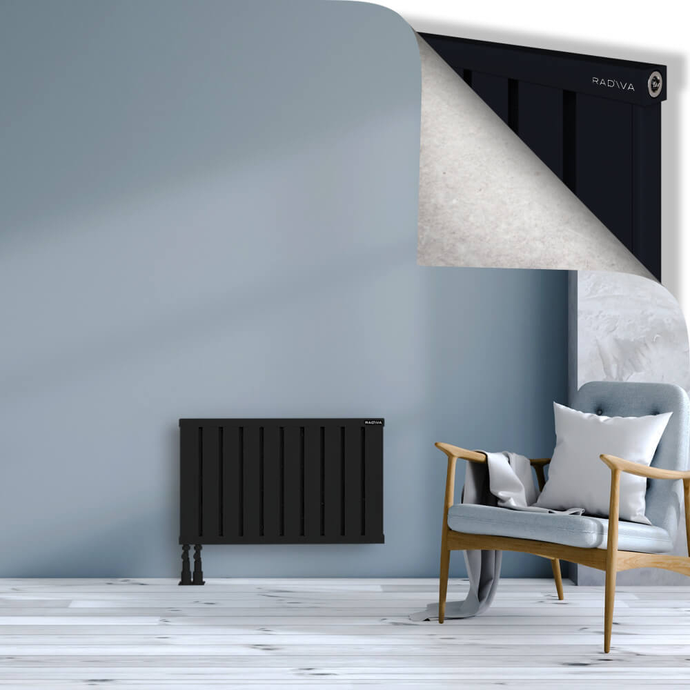 Obi Dekoratif Alüminyum Radyatör 500x804 Siyah - 4