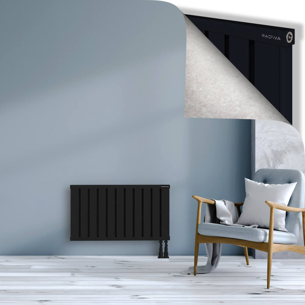 Obi Dekoratif Alüminyum Radyatör 500x884 Siyah - 3