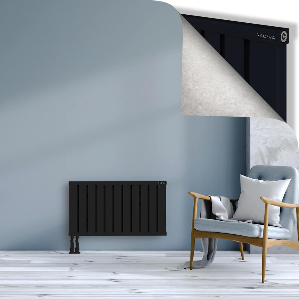 Obi Dekoratif Alüminyum Radyatör 500x884 Siyah - 4