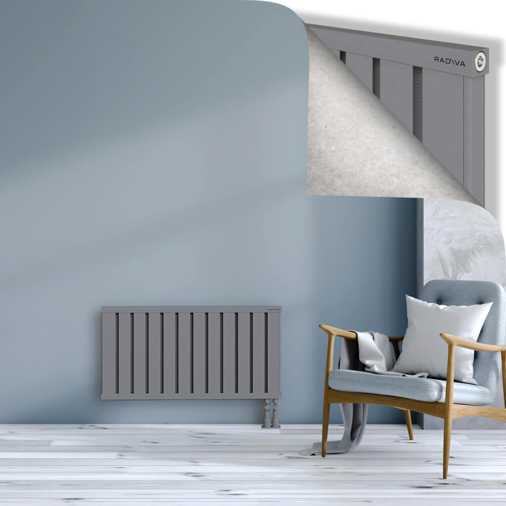 Obi Dekoratif Alüminyum Radyatör 500x964 Gri - 3