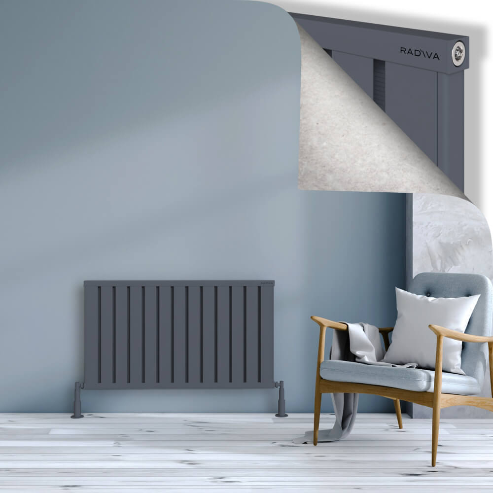 Obi Dekoratif Alüminyum Radyatör 600x1044 Antrasit - 1
