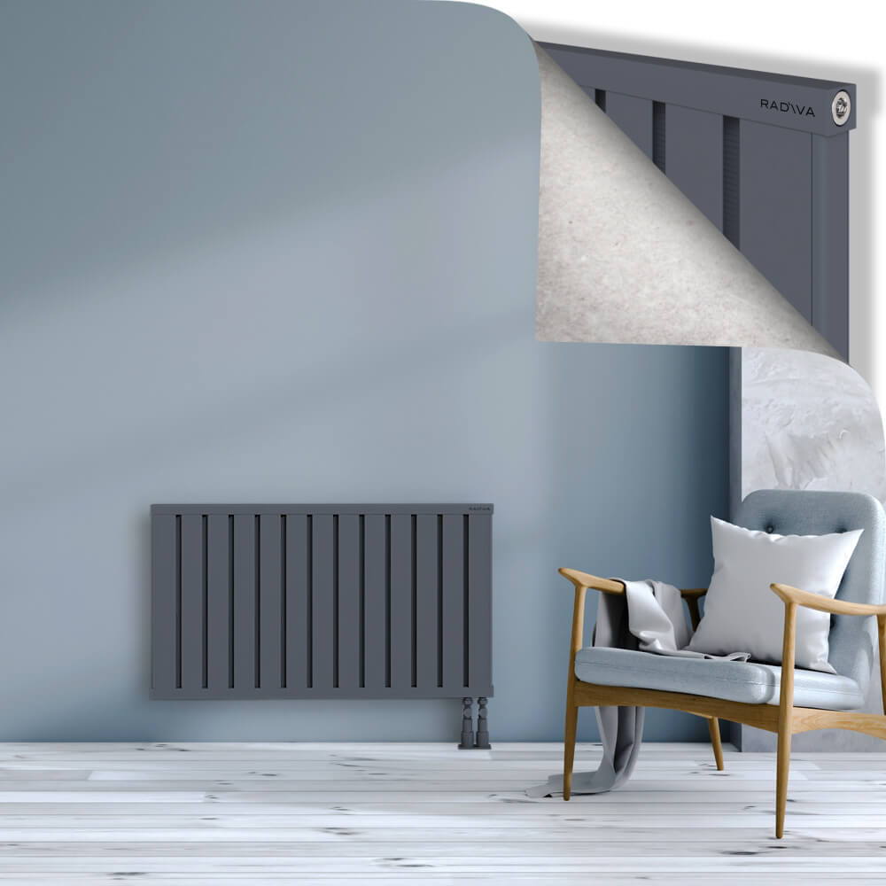 Obi Dekoratif Alüminyum Radyatör 600x1044 Antrasit - 3
