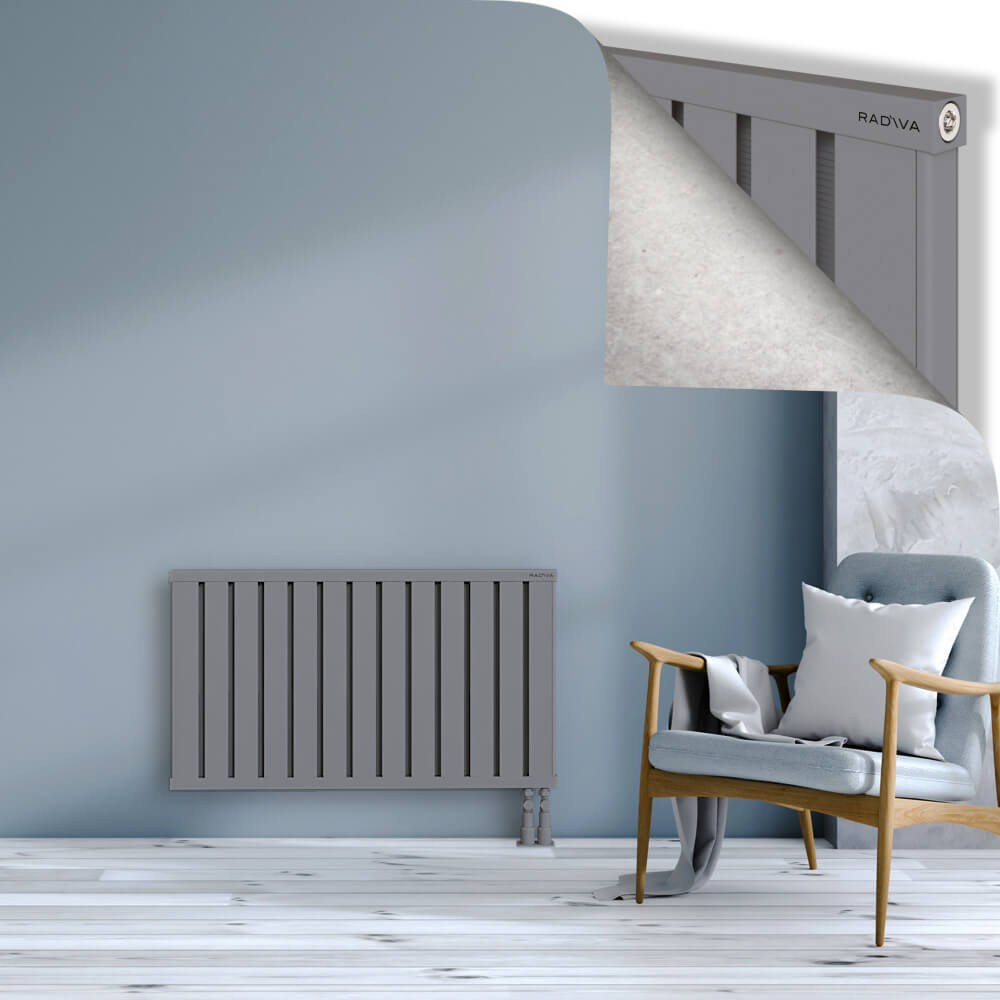 Obi Dekoratif Alüminyum Radyatör 600x1044 Gri - 3