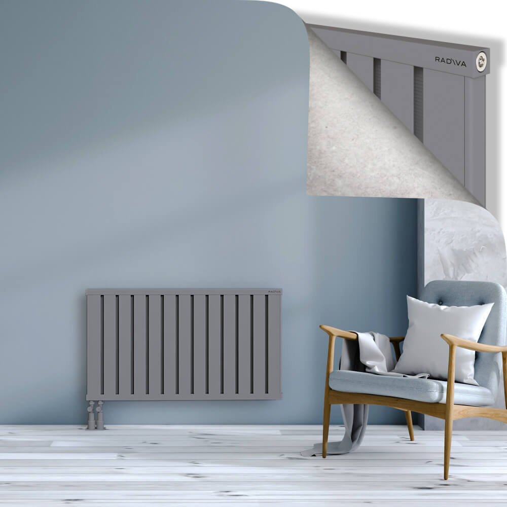 Obi Dekoratif Alüminyum Radyatör 600x1044 Gri - 4