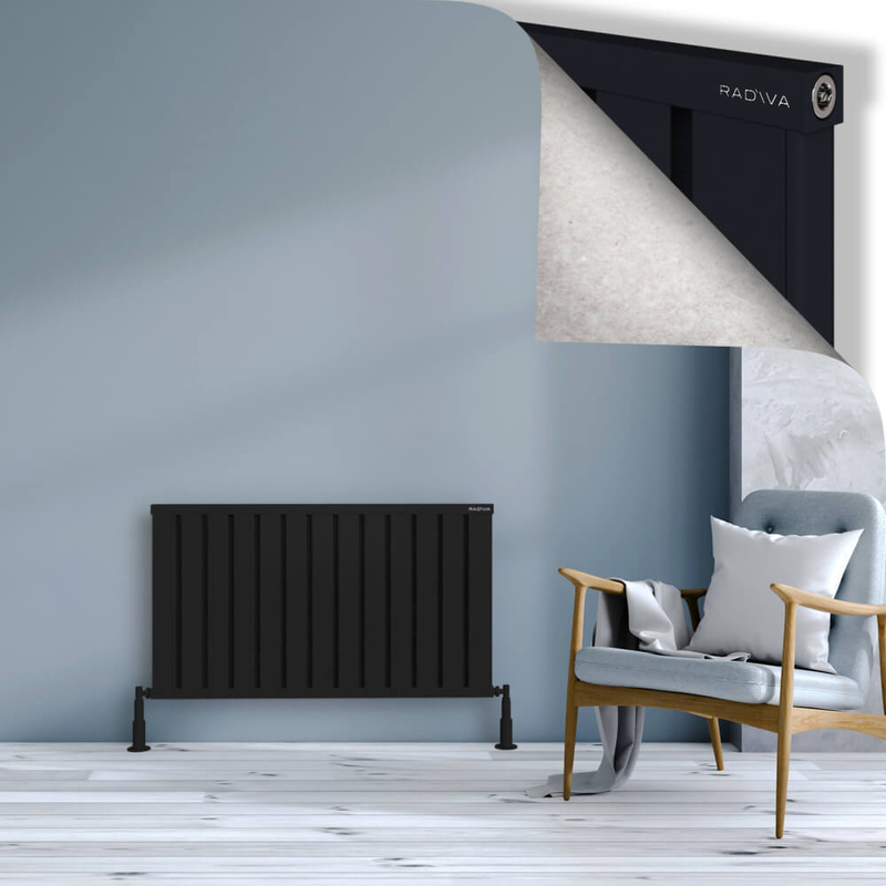 Obi Dekoratif Alüminyum Radyatör 600x1044 Siyah 