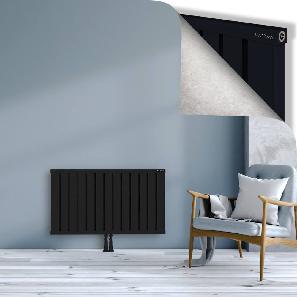 Obi Dekoratif Alüminyum Radyatör 600x1044 Siyah - 2