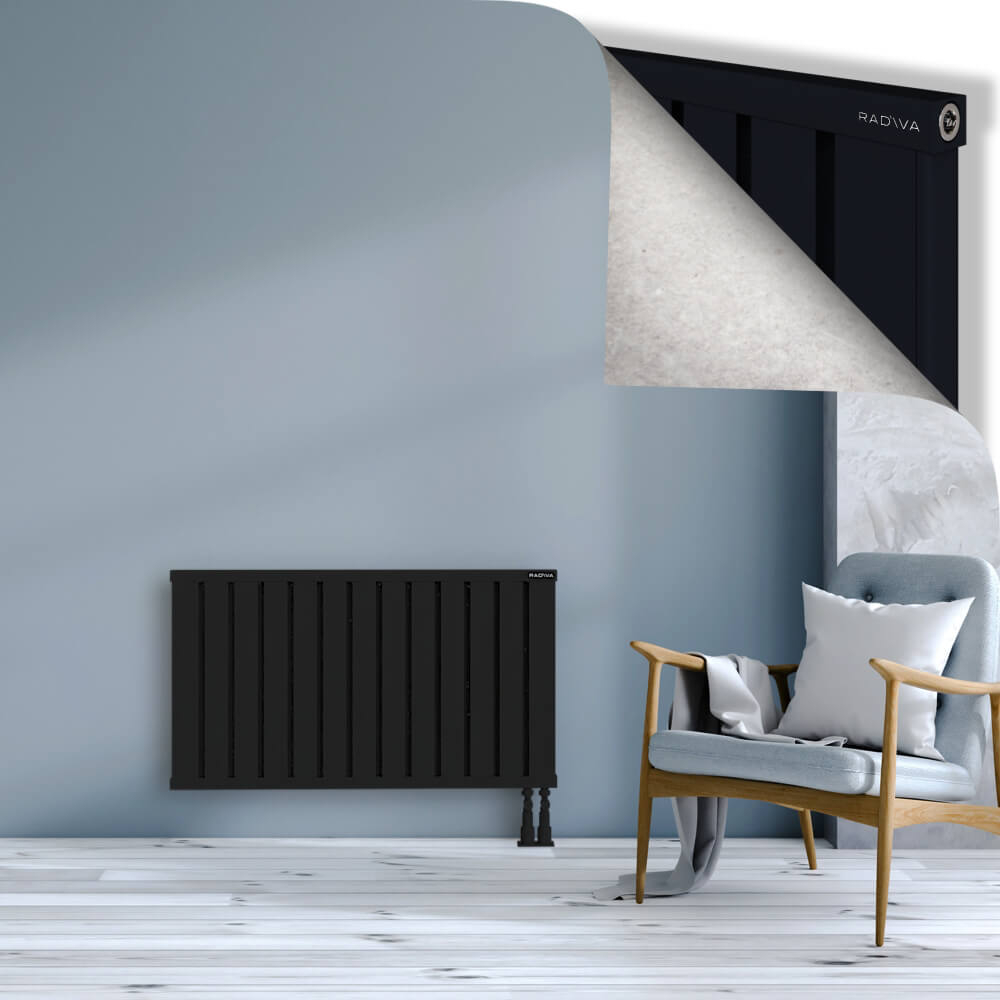 Obi Dekoratif Alüminyum Radyatör 600x1044 Siyah - 3