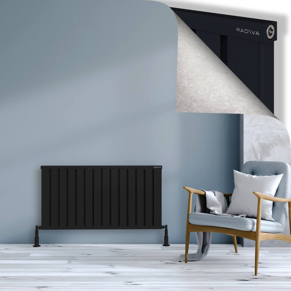 Obi Dekoratif Alüminyum Radyatör 600x1124 Siyah - 1