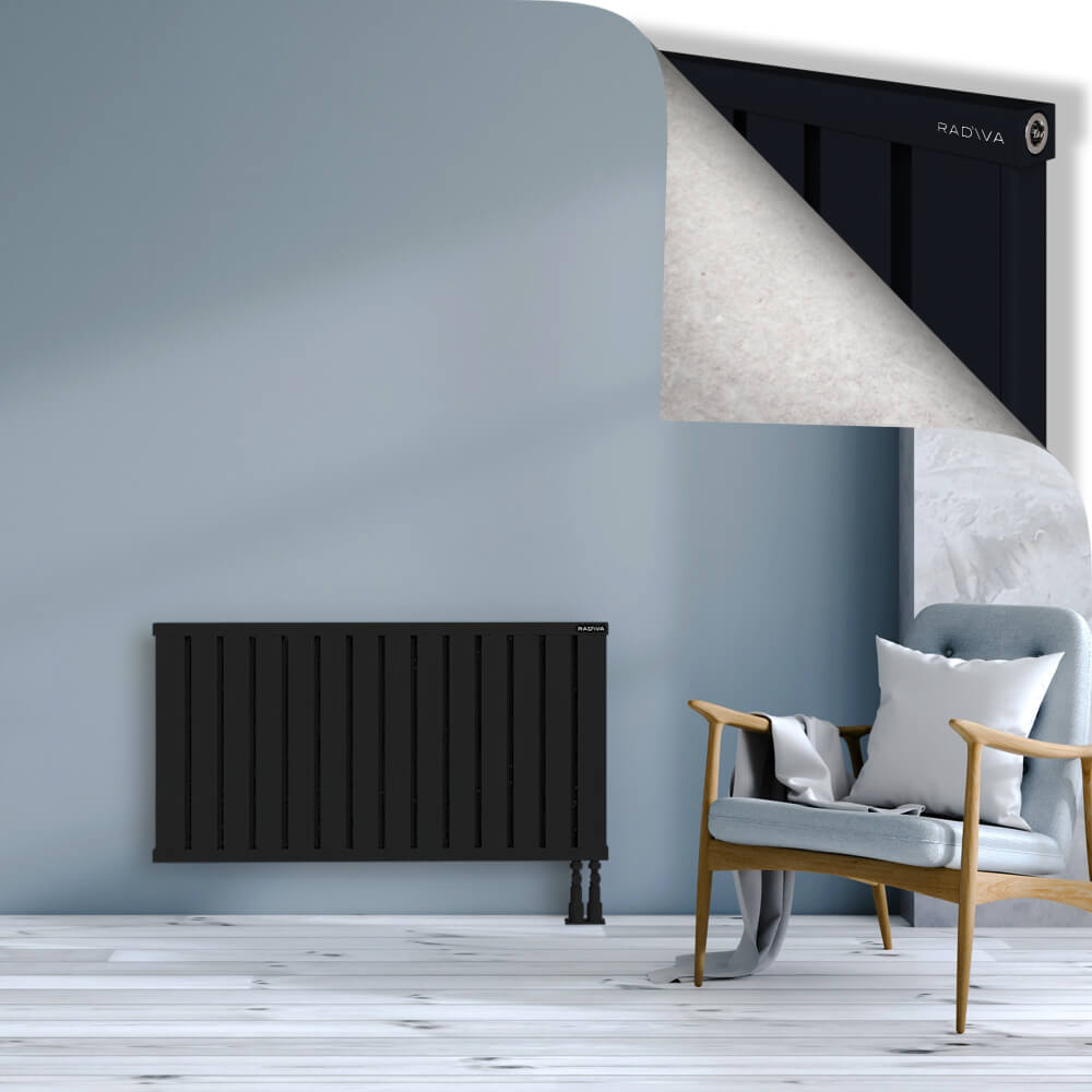 Obi Dekoratif Alüminyum Radyatör 600x1124 Siyah - 3