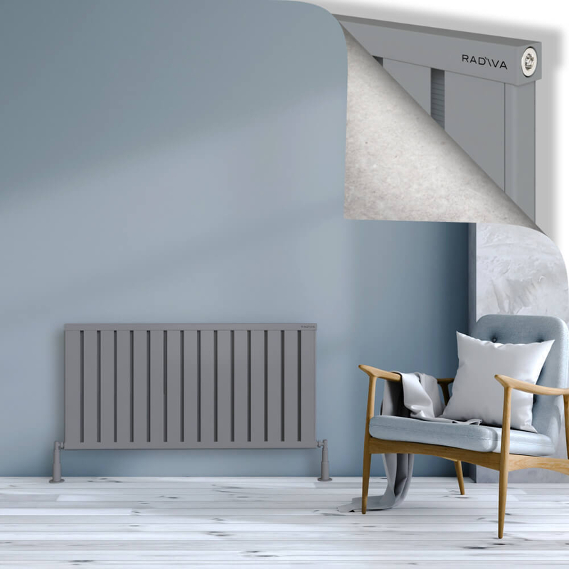 Obi Dekoratif Alüminyum Radyatör 600x1204 Gri