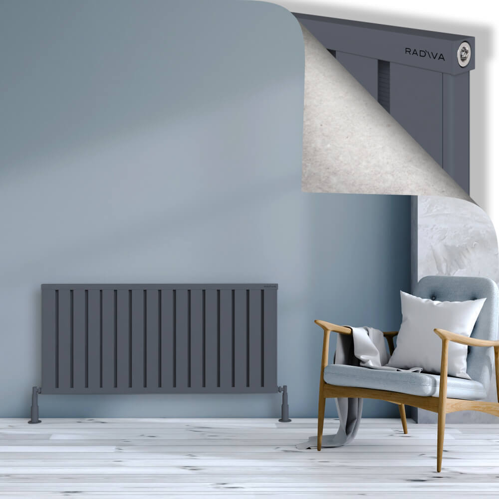 Obi Dekoratif Alüminyum Radyatör 600x1284 Antrasit - 1