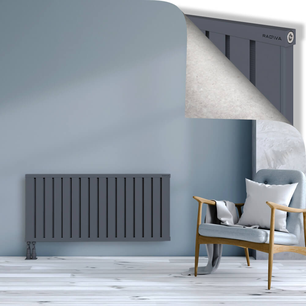 Obi Dekoratif Alüminyum Radyatör 600x1284 Antrasit - 4
