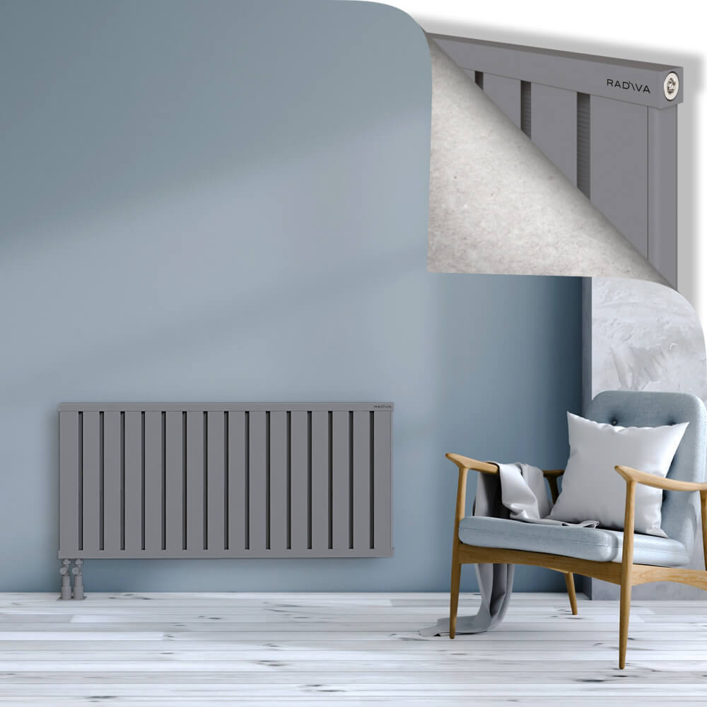 Obi Dekoratif Alüminyum Radyatör 600x1284 Gri - 4