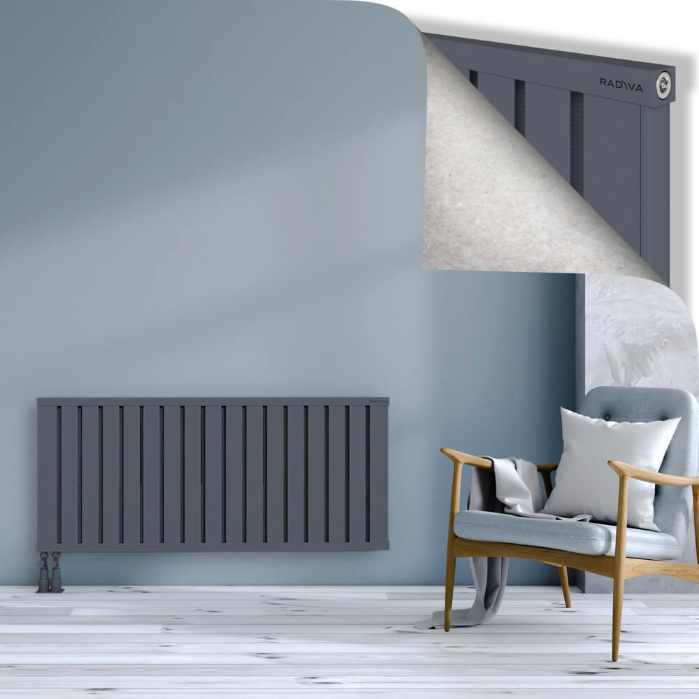 Obi Dekoratif Alüminyum Radyatör 600x1364 Antrasit - 4