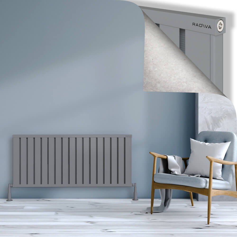 Obi Dekoratif Alüminyum Radyatör 600x1364 Gri - 1