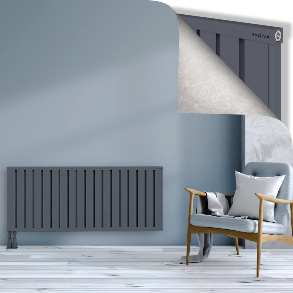 Obi Dekoratif Alüminyum Radyatör 600x1444 Antrasit - 4