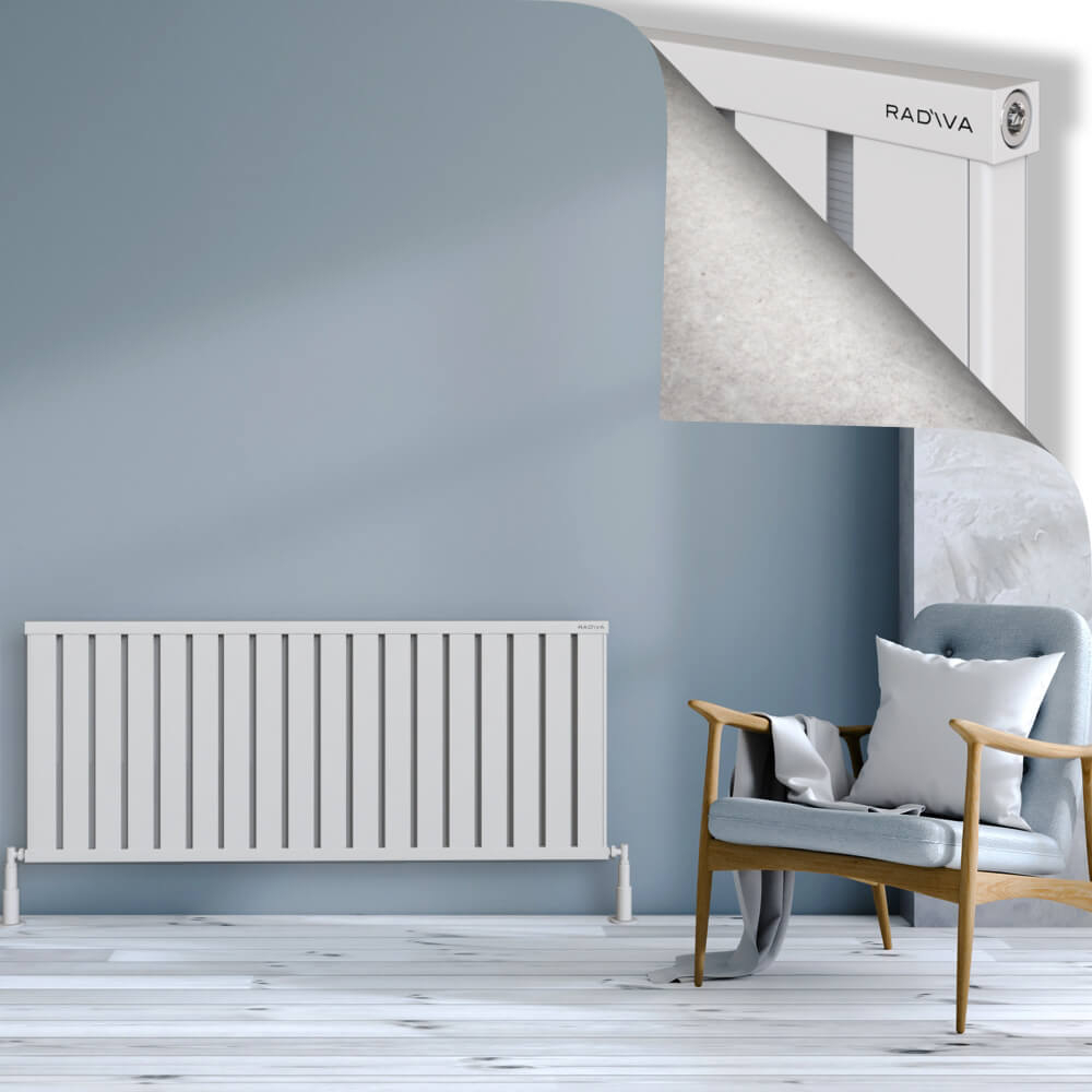 Obi Dekoratif Alüminyum Radyatör 600x1444 Beyaz - 1
