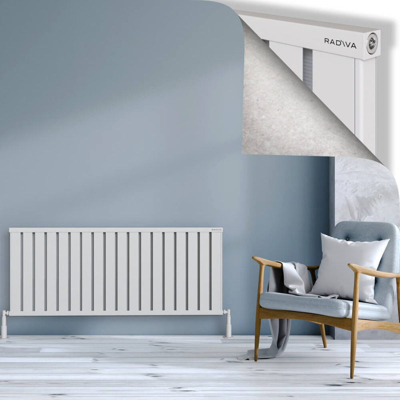 Obi Dekoratif Alüminyum Radyatör 600x1444 Beyaz