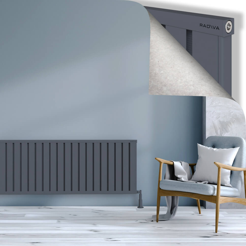 Obi Dekoratif Alüminyum Radyatör 600x1524 Antrasit 