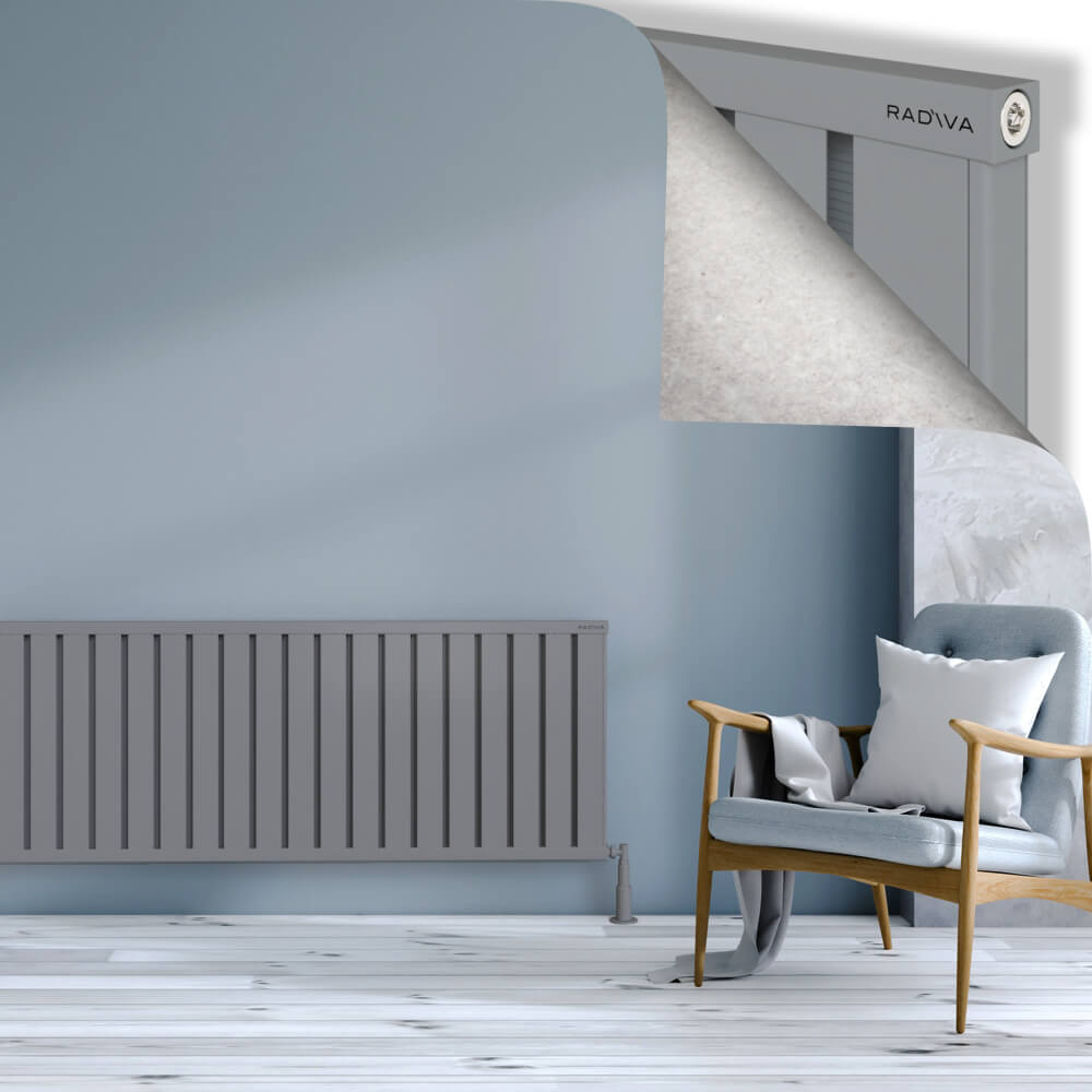 Obi Dekoratif Alüminyum Radyatör 600x2804 Gri - 1
