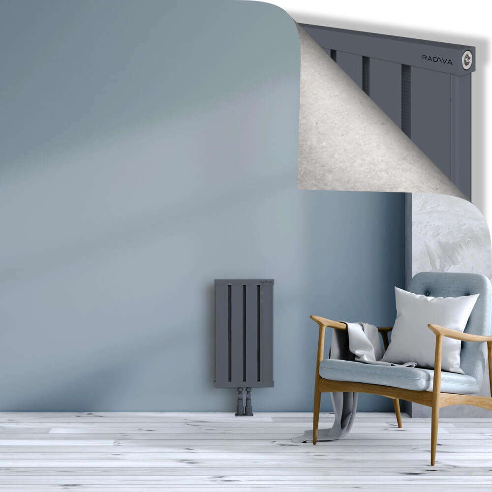 Obi Dekoratif Alüminyum Radyatör 600x324 Antrasit - 2