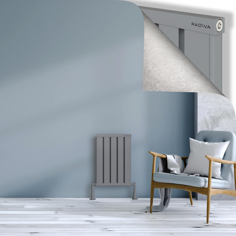Obi Dekoratif Alüminyum Radyatör 600x404 Gri