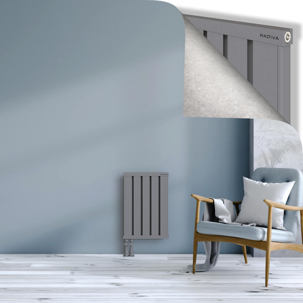 Obi Dekoratif Alüminyum Radyatör 600x404 Gri - 4