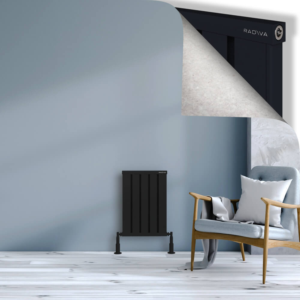 Obi Dekoratif Alüminyum Radyatör 600x404 Siyah - 1