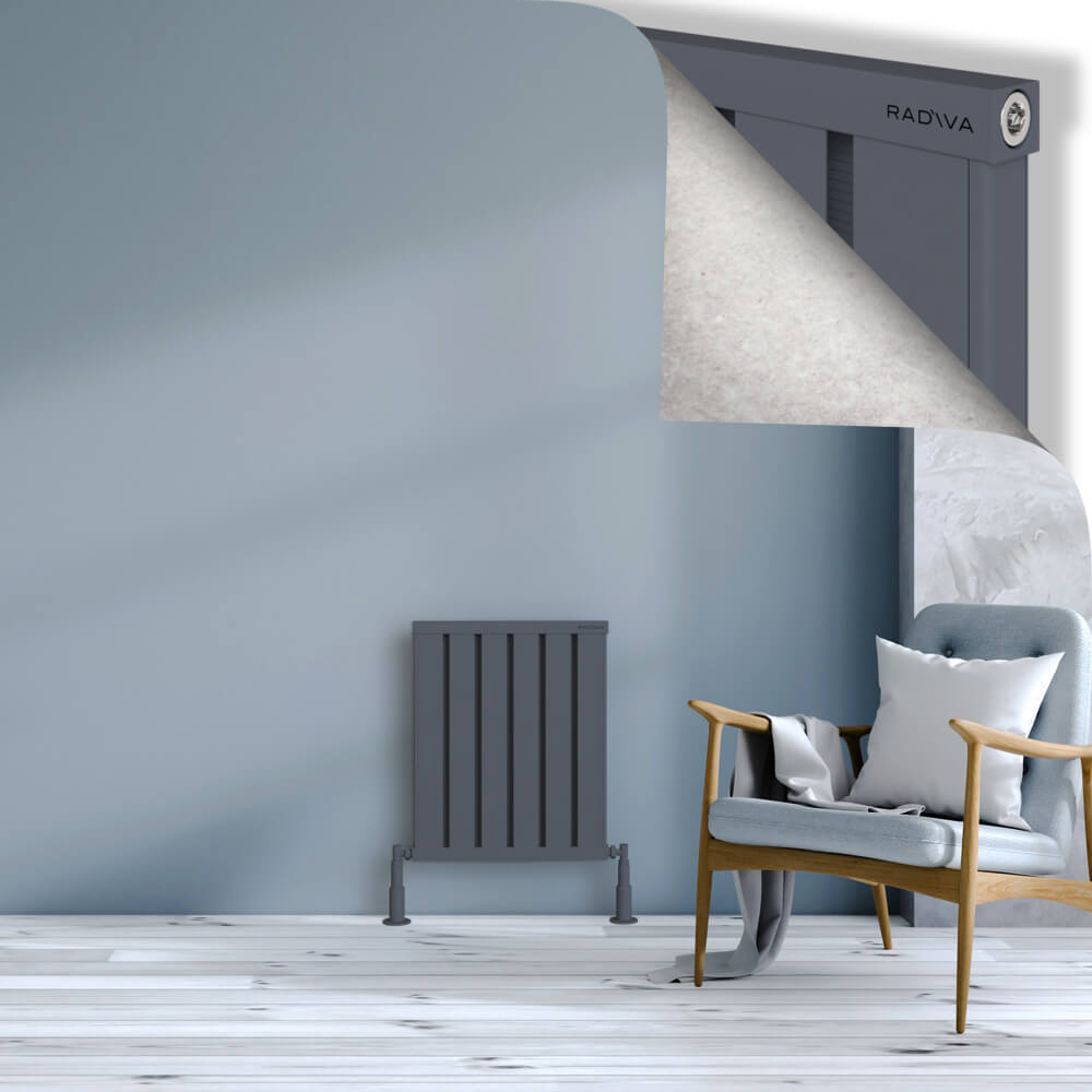 Obi Dekoratif Alüminyum Radyatör 600x484 Antrasit - 1