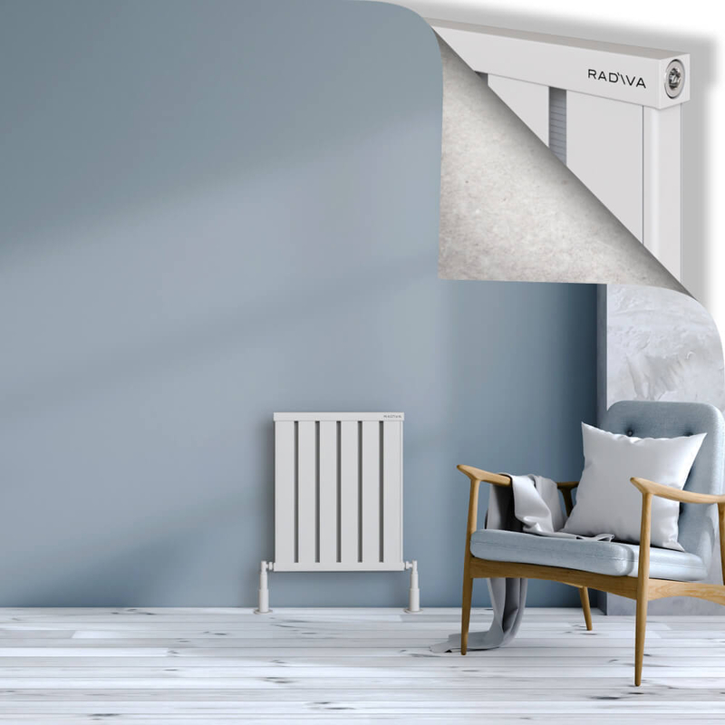 Obi Dekoratif Alüminyum Radyatör 600x484 Beyaz 