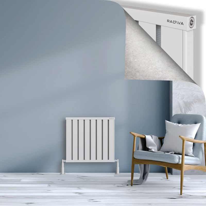 Obi Dekoratif Alüminyum Radyatör 600x644 Beyaz