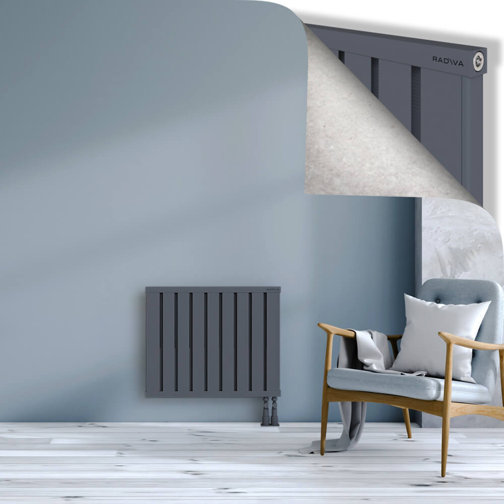 Obi Dekoratif Alüminyum Radyatör 600x724 Antrasit - 3