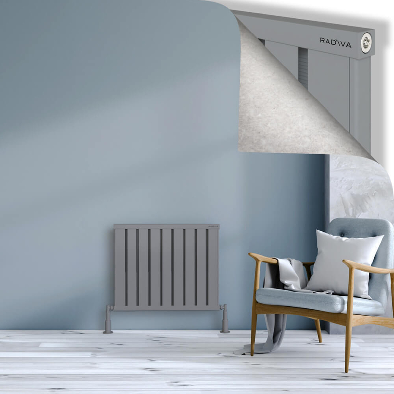 Obi Dekoratif Alüminyum Radyatör 600x724 Gri