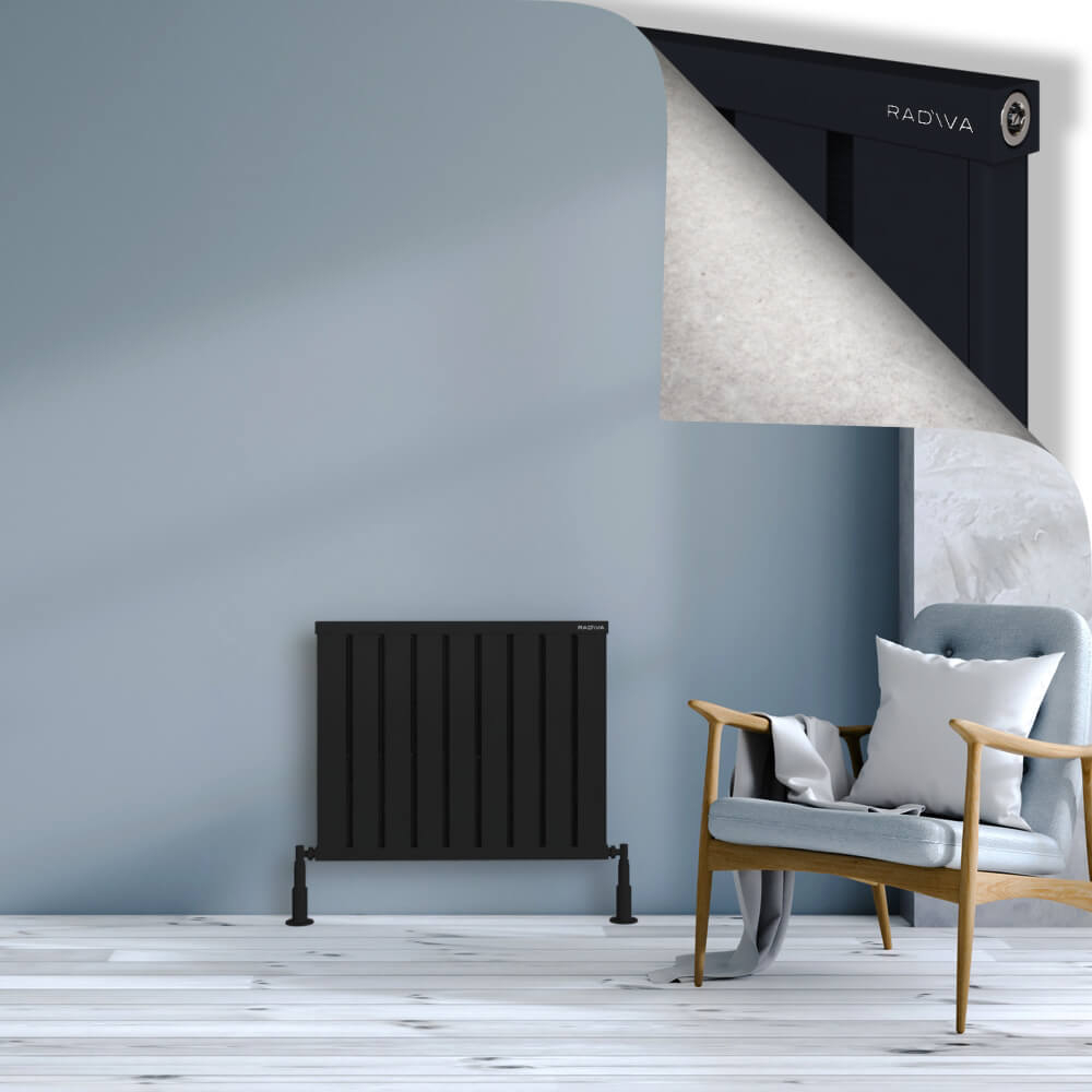 Obi Dekoratif Alüminyum Radyatör 600x724 Siyah - 1