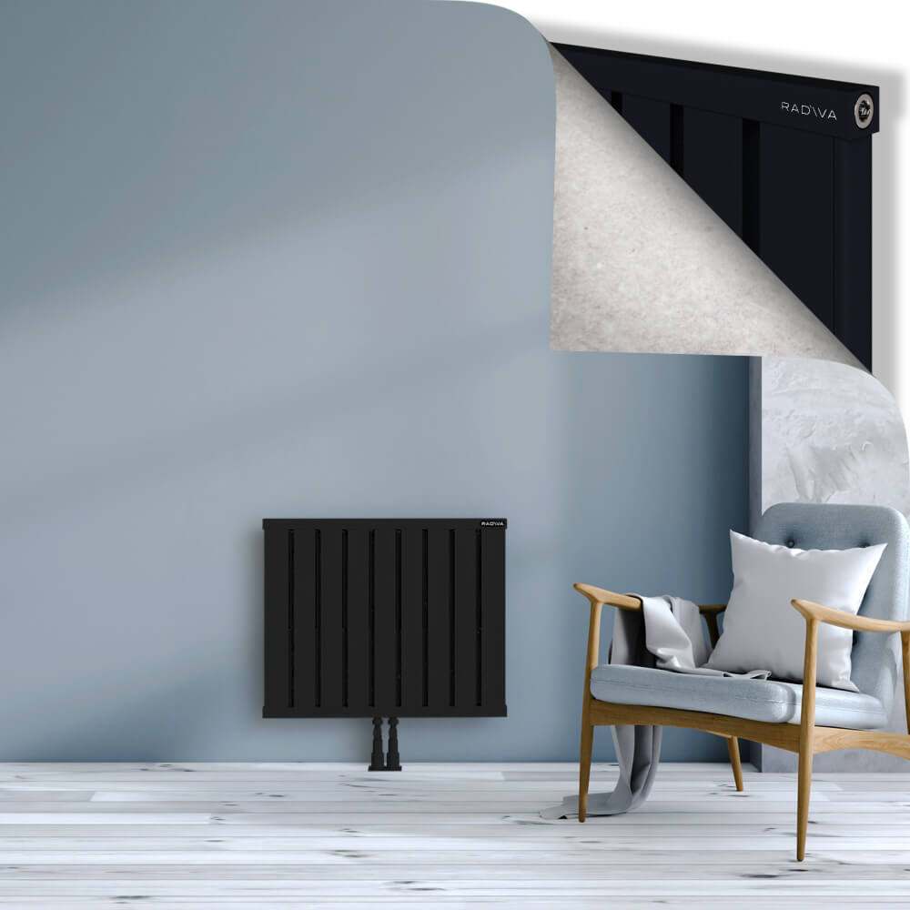 Obi Dekoratif Alüminyum Radyatör 600x724 Siyah - 2