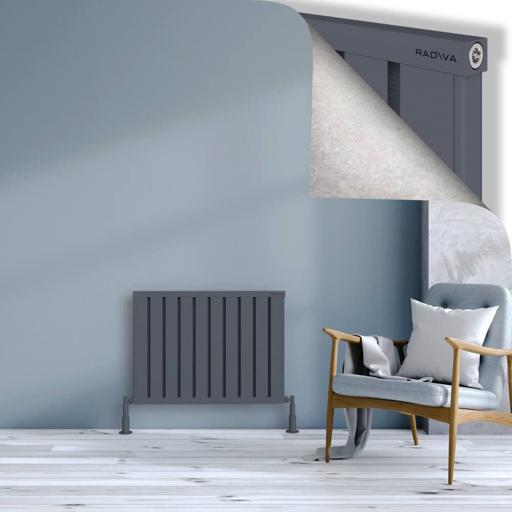 Obi Dekoratif Alüminyum Radyatör 600x804 Antrasit - 1