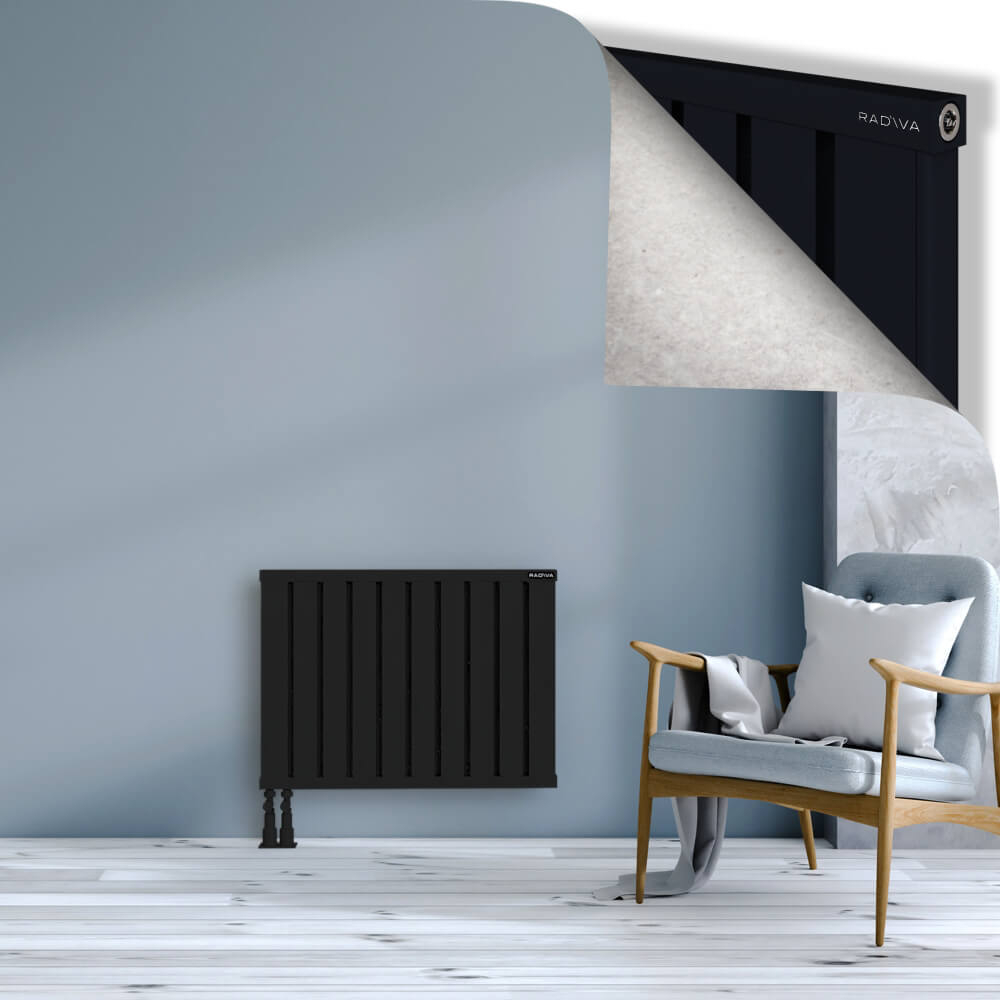 Obi Dekoratif Alüminyum Radyatör 600x804 Siyah - 4