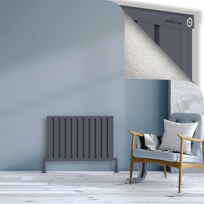 Obi Dekoratif Alüminyum Radyatör 600x884 Antrasit 