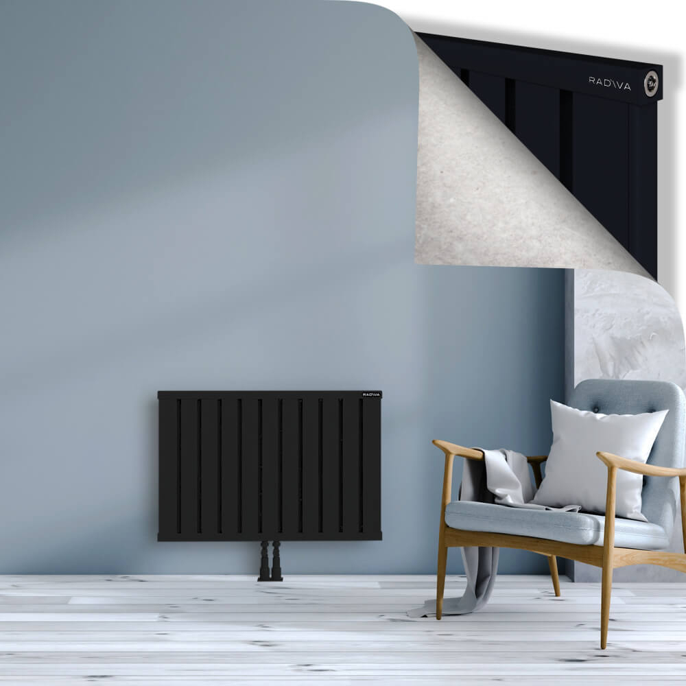 Obi Dekoratif Alüminyum Radyatör 600x884 Siyah - 2