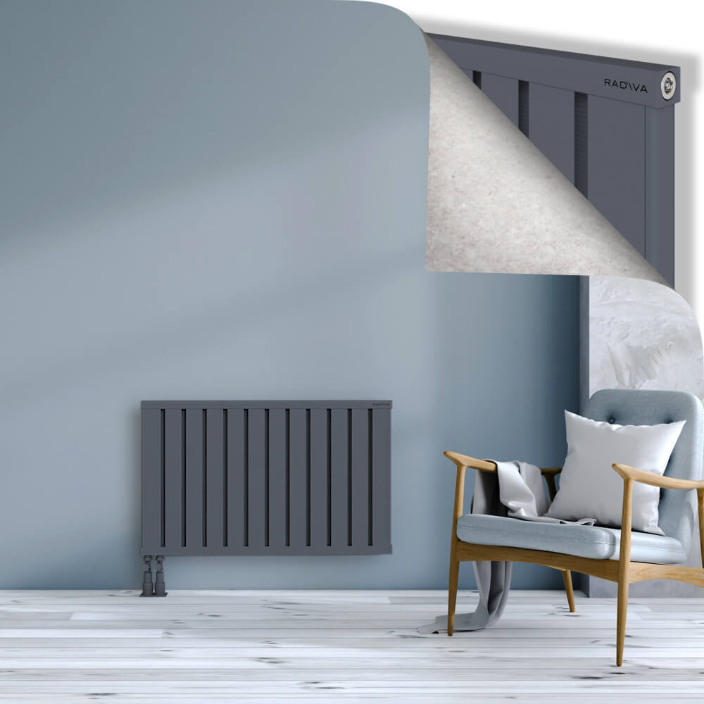 Obi Dekoratif Alüminyum Radyatör 600x964 Antrasit - 4
