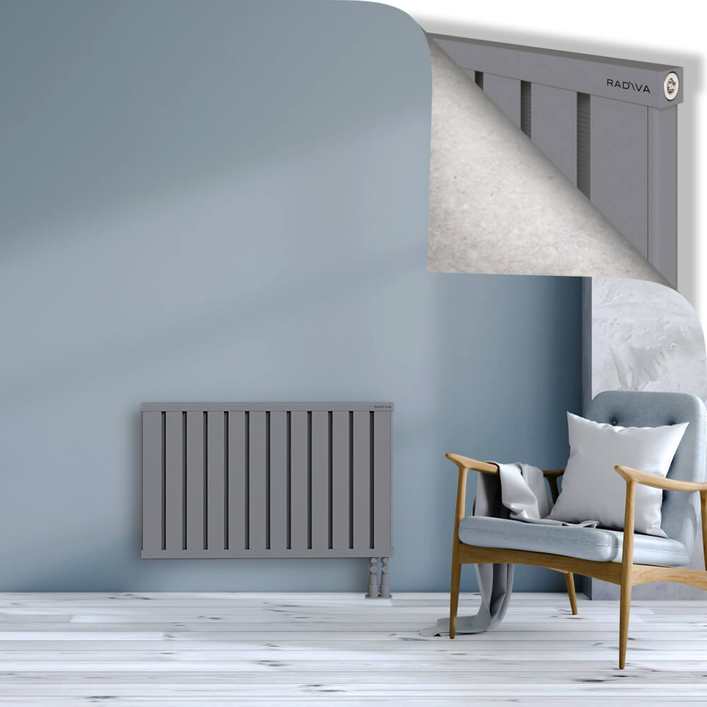 Obi Dekoratif Alüminyum Radyatör 600x964 Gri - 3