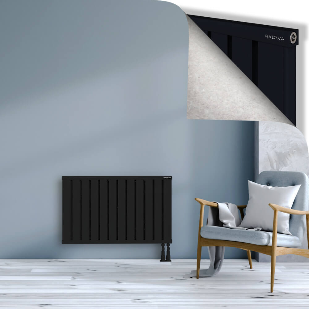 Obi Dekoratif Alüminyum Radyatör 600x964 Siyah - 3